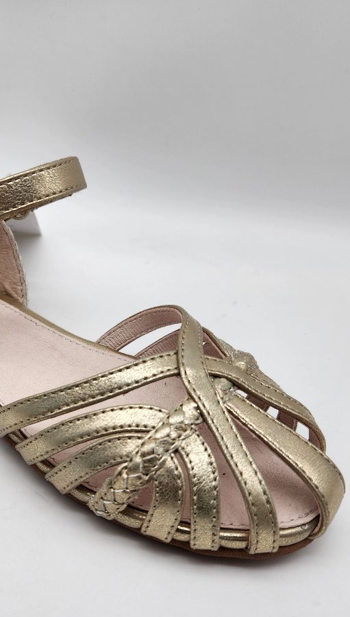 Girls Gold Strappy Sandal